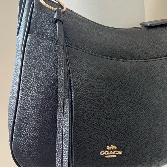 COACH/Pebble Leather Chaise Cross Body Purse - Picture 5 of 10